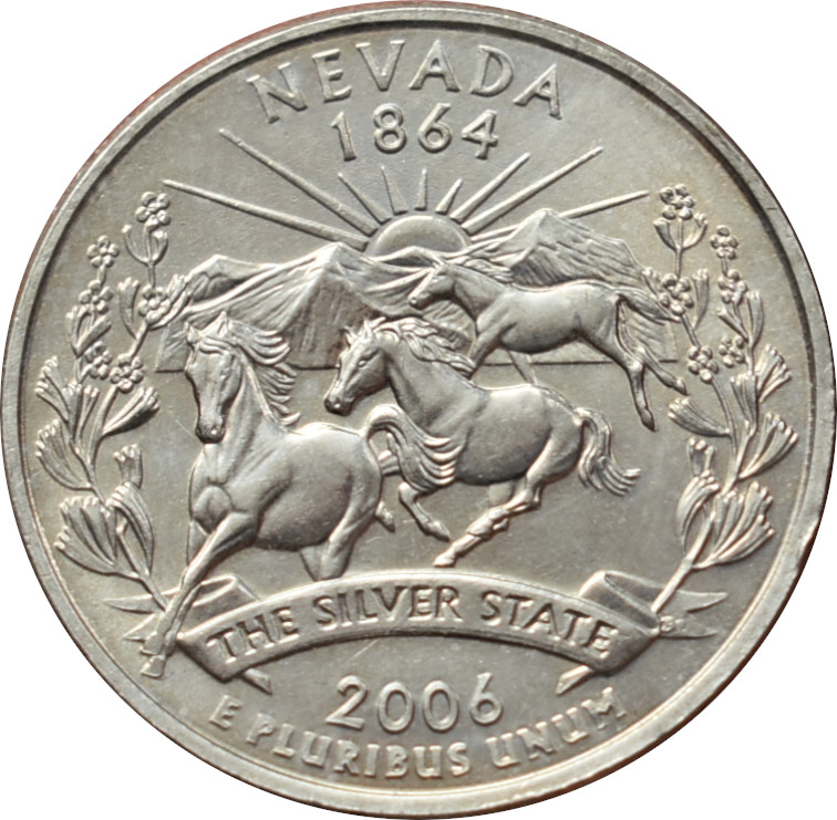 Spojené štáty 1/4 Dollar 2006 Nevada