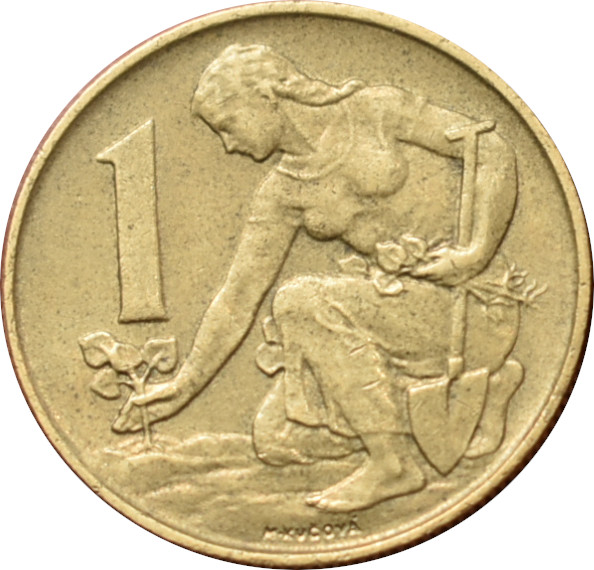 ČSSR 1 Kčs 1990