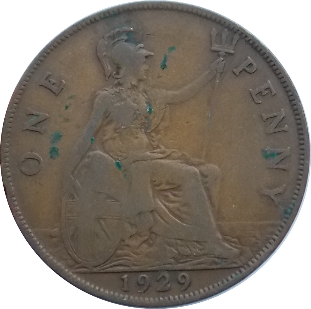 Anglicko 1 Penny 1929