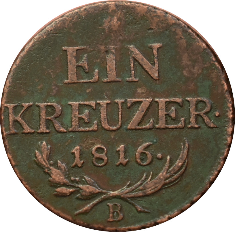 František I. 1 Kreuzer 1816 B