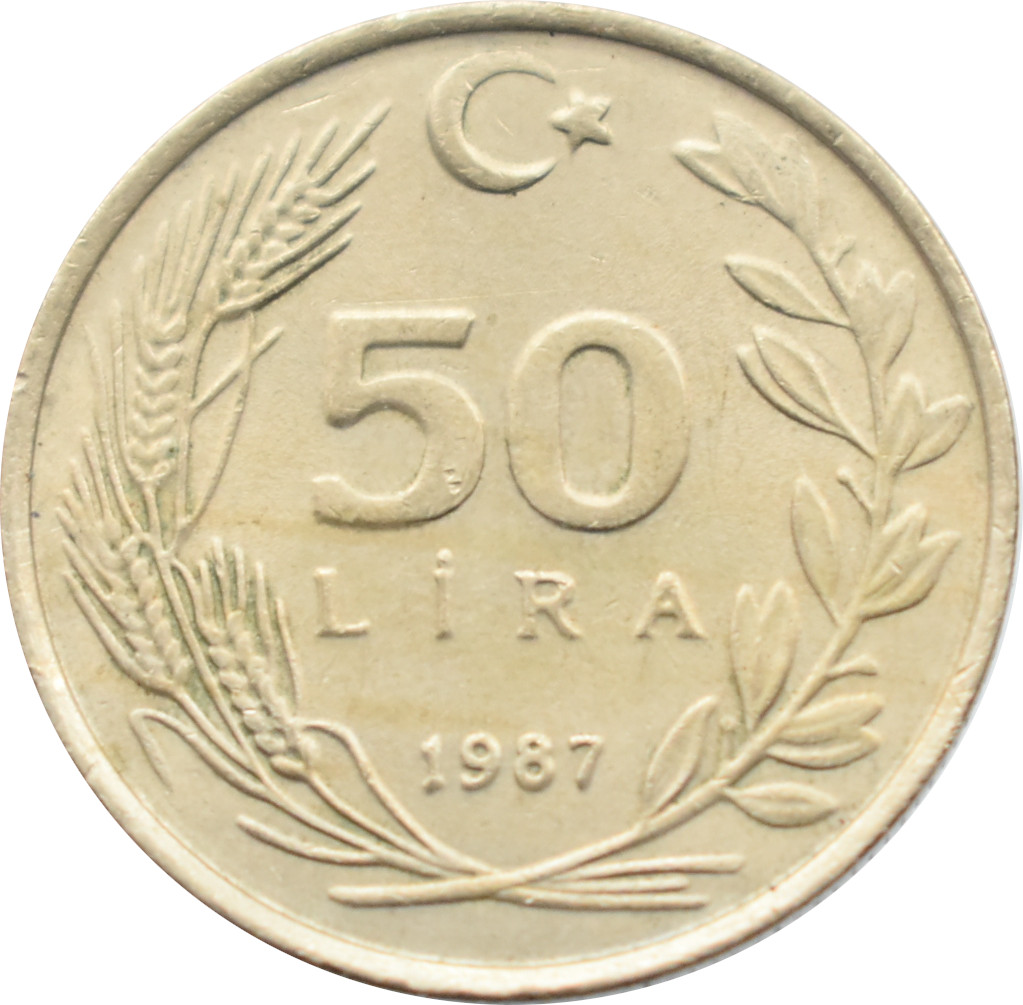 Turecko 50 Lira 1987