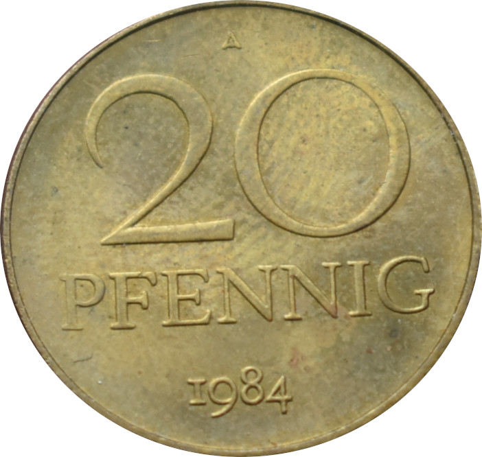 DDR 20 Pfennig 1984