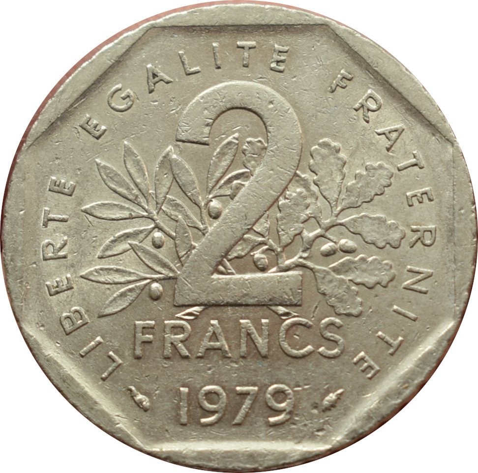 Francúzsko 2 Francs 1979