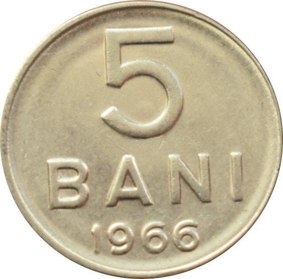 Rumunsko 5 Bani 1966