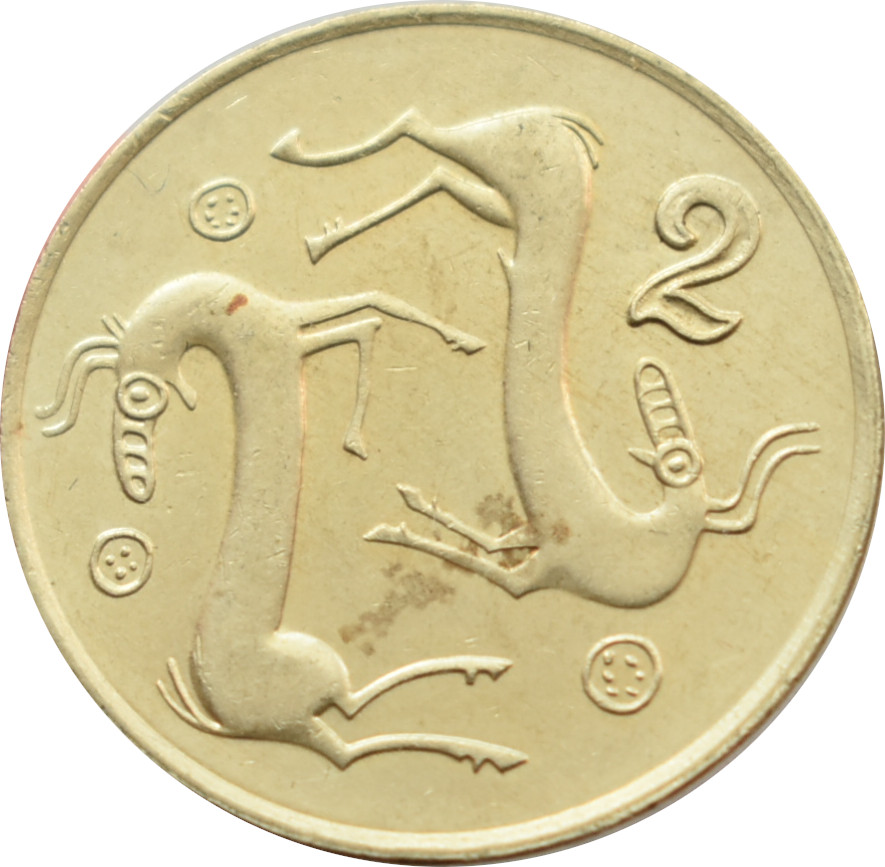 Cyprus 2 Cents 1994