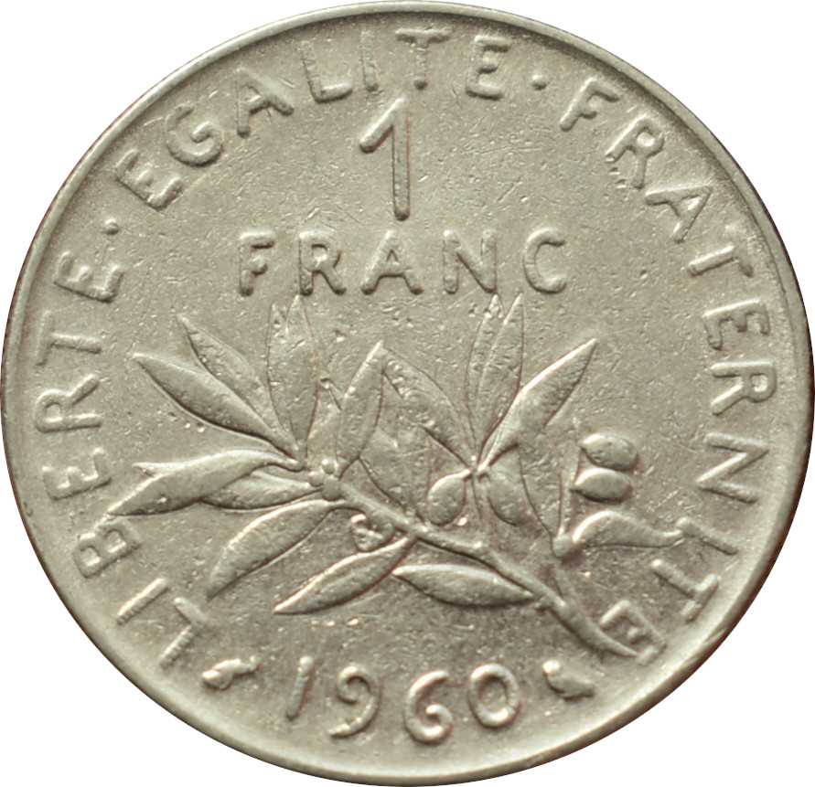 Francúzsko 1 Franc 1960
