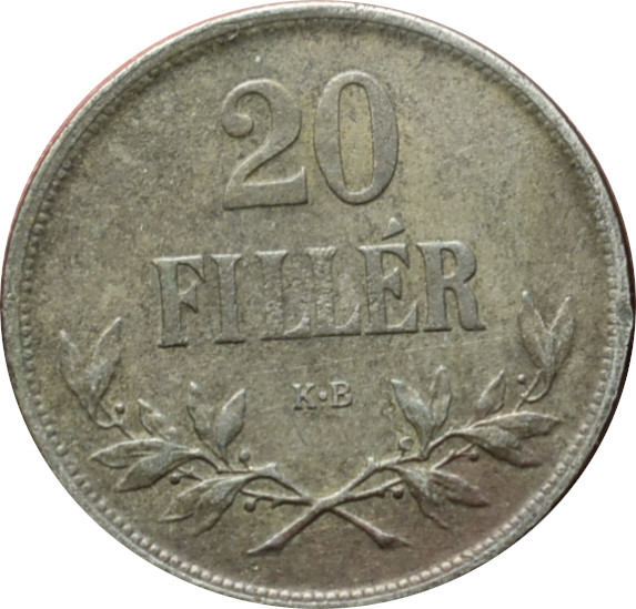 F.J. 20 Fillér 1916 K.B