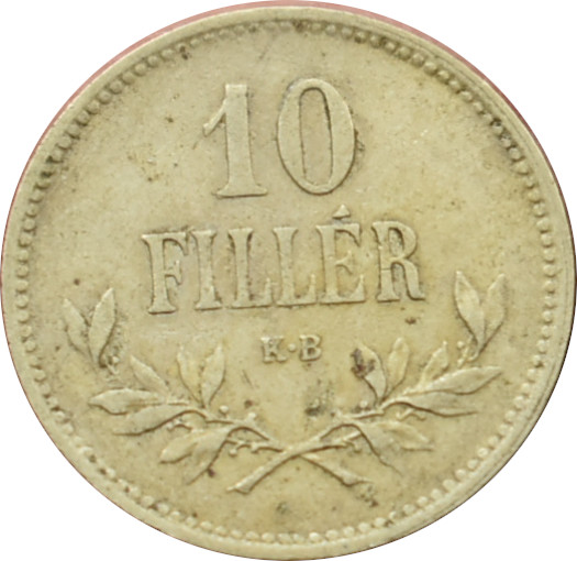 F.J. 10 Fillér 1916 K.B