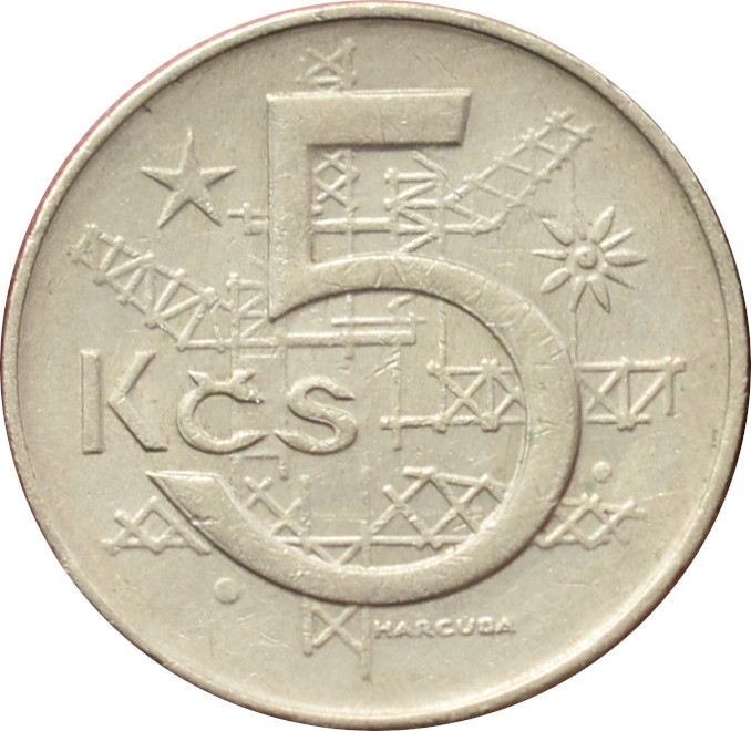 ČSSR 5 Kčs 1974