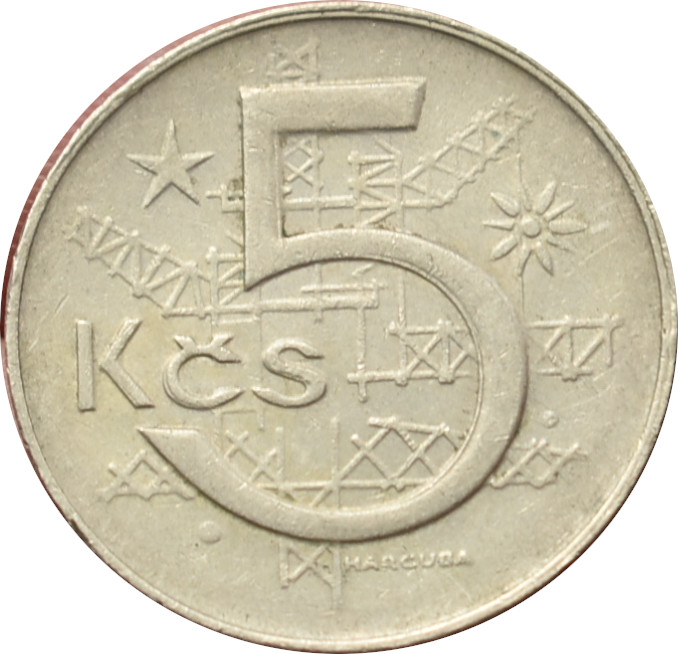 ČSSR 5 Kčs 1975