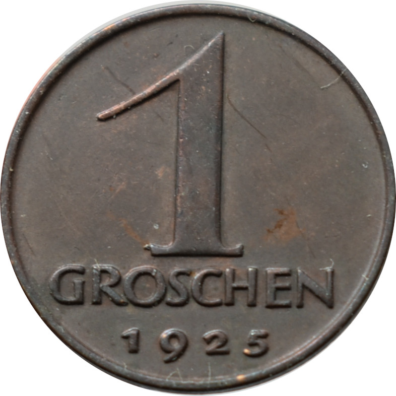 Rakúsko 1 Groschen 1925
