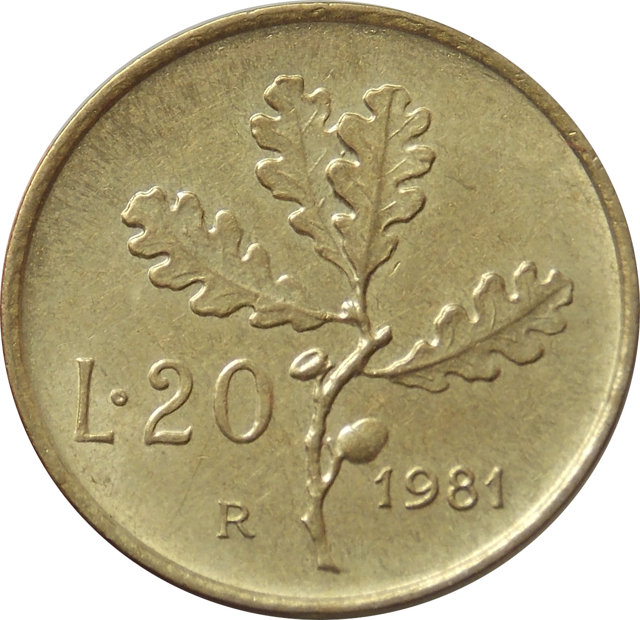 Taliansko 20 Lír 1981