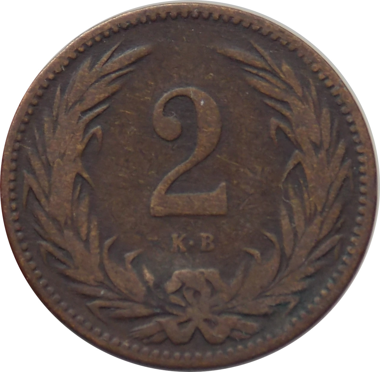 F.J. 2 Fillér 1894 K.B
