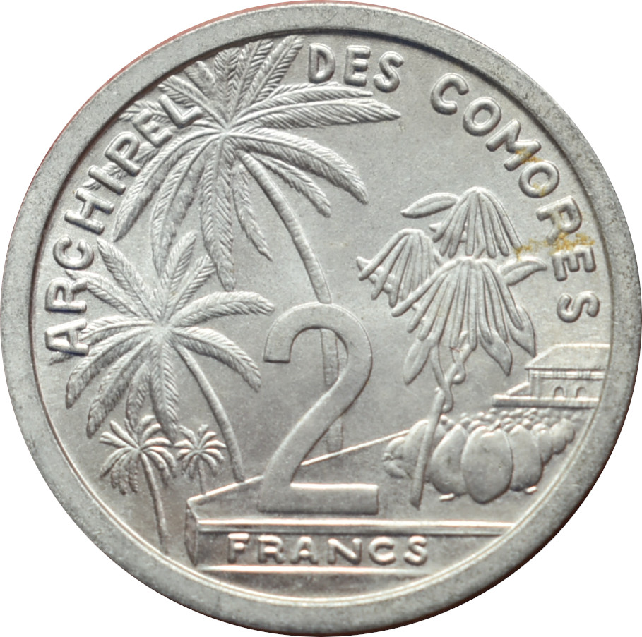 Komory 2 Francs 1964