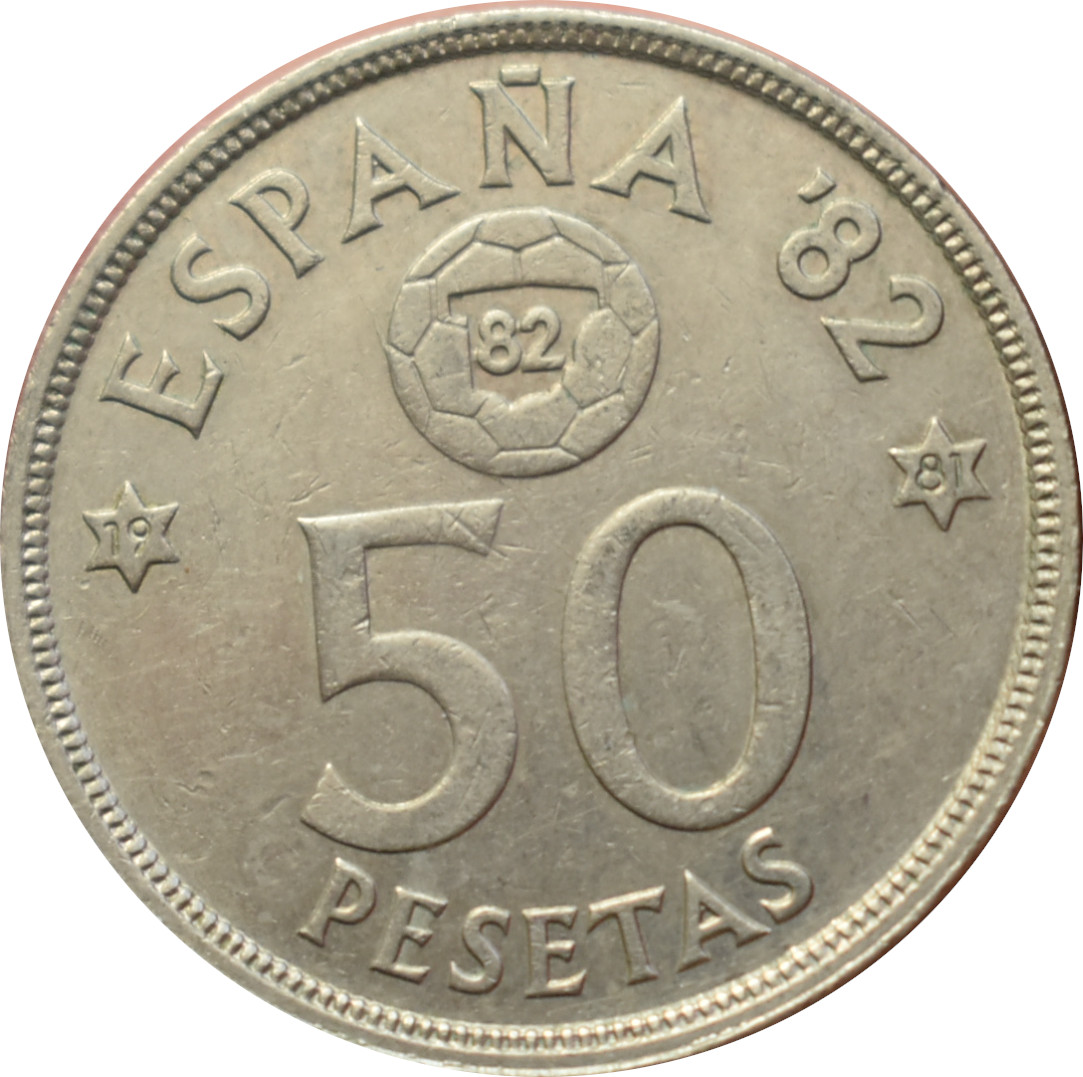 Španielsko 50 Pesetas 1980