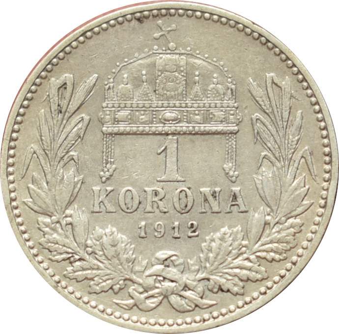 F.J. 1 korona 1912 K.B