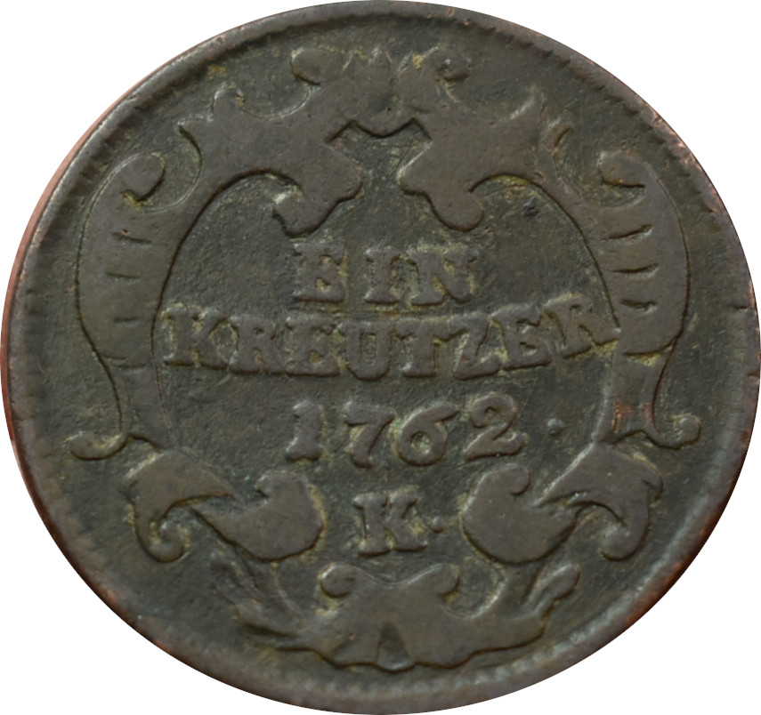 Mária Terézia Ein Kreutzer 1762 K
