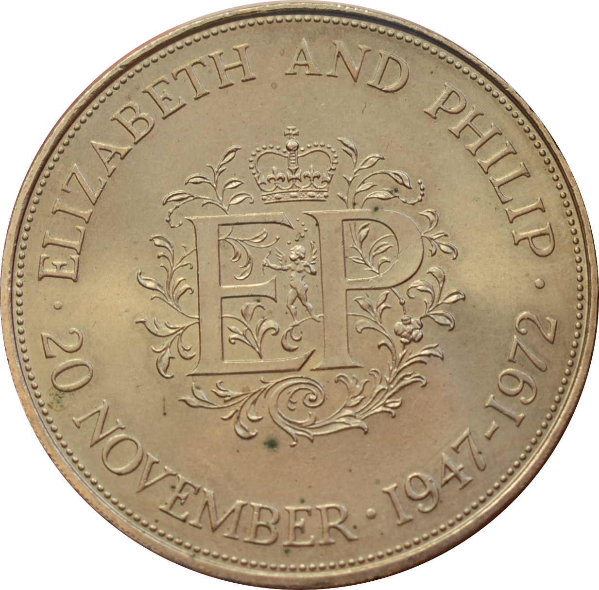 Anglicko 25 Pence 1972