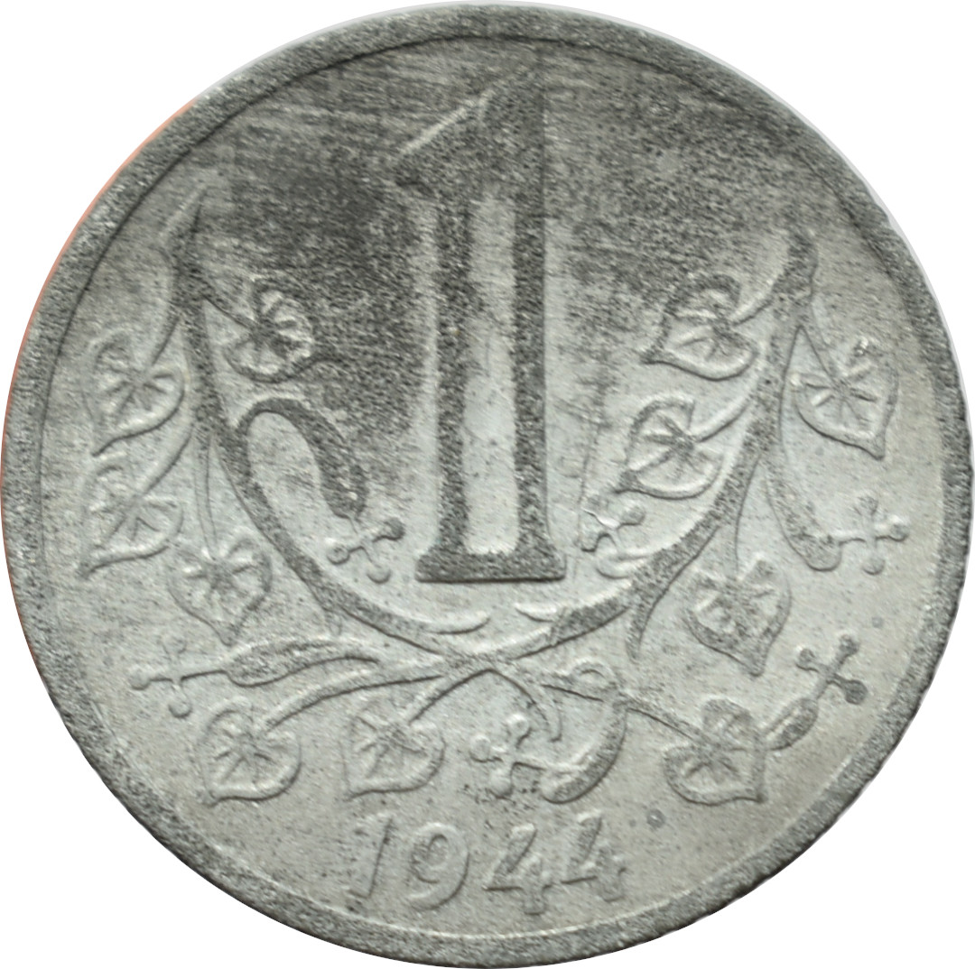 Protektorát 1 Koruna 1944