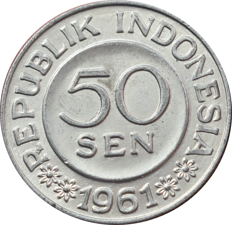 Indonézia 50 Sen 1961