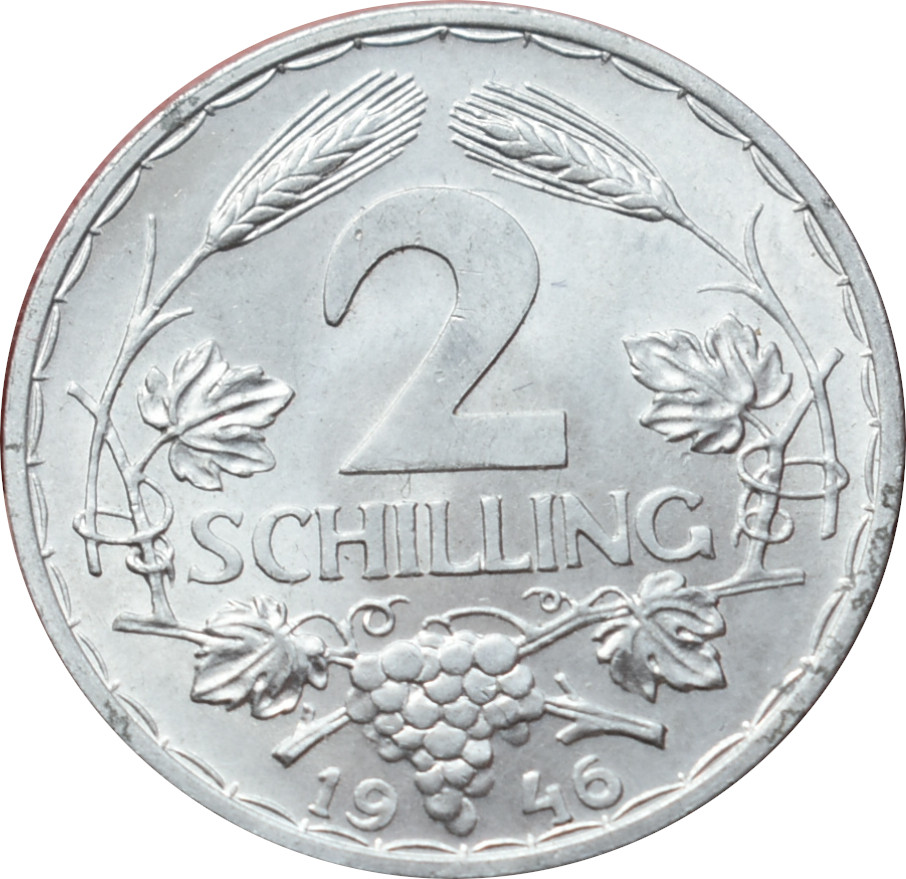 Rakúsko 2 Schilling 1946