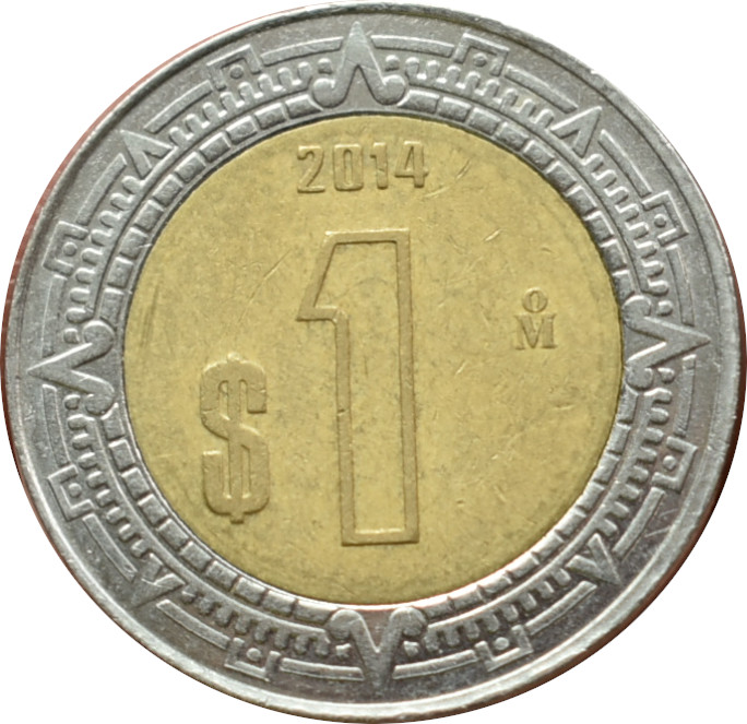 Mexiko 1 Peso 2014