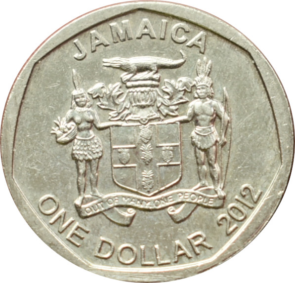 Jamajka 1 Dollar 2012