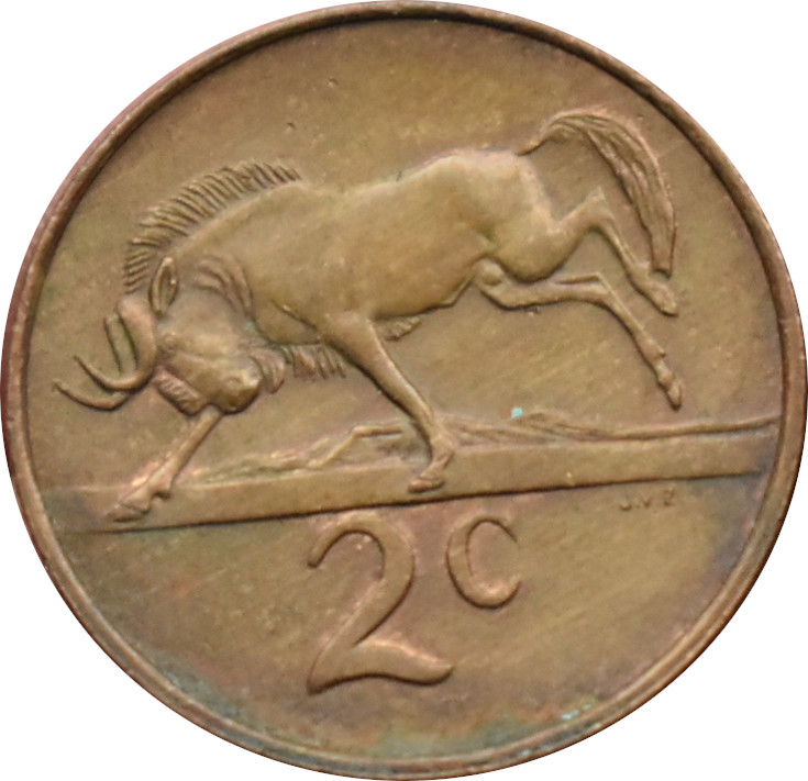 Južná Afrika 2 Cents 1985