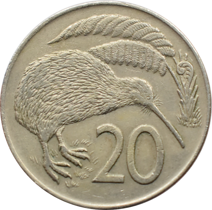 Nový Zéland 20 Cents 1969
