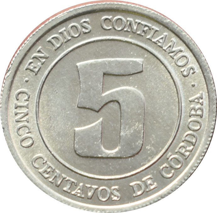 Nikaragua 5 Centavos 1974