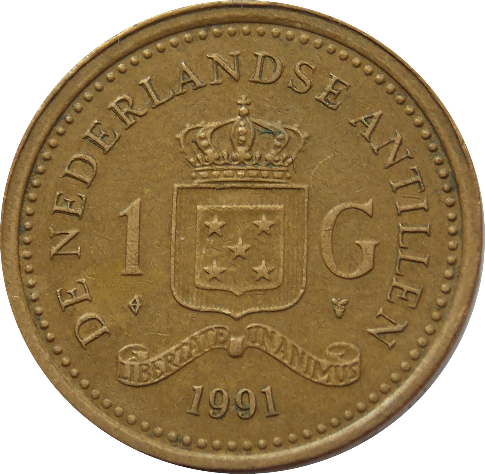 Holandské Antily 1 Gulden 1991