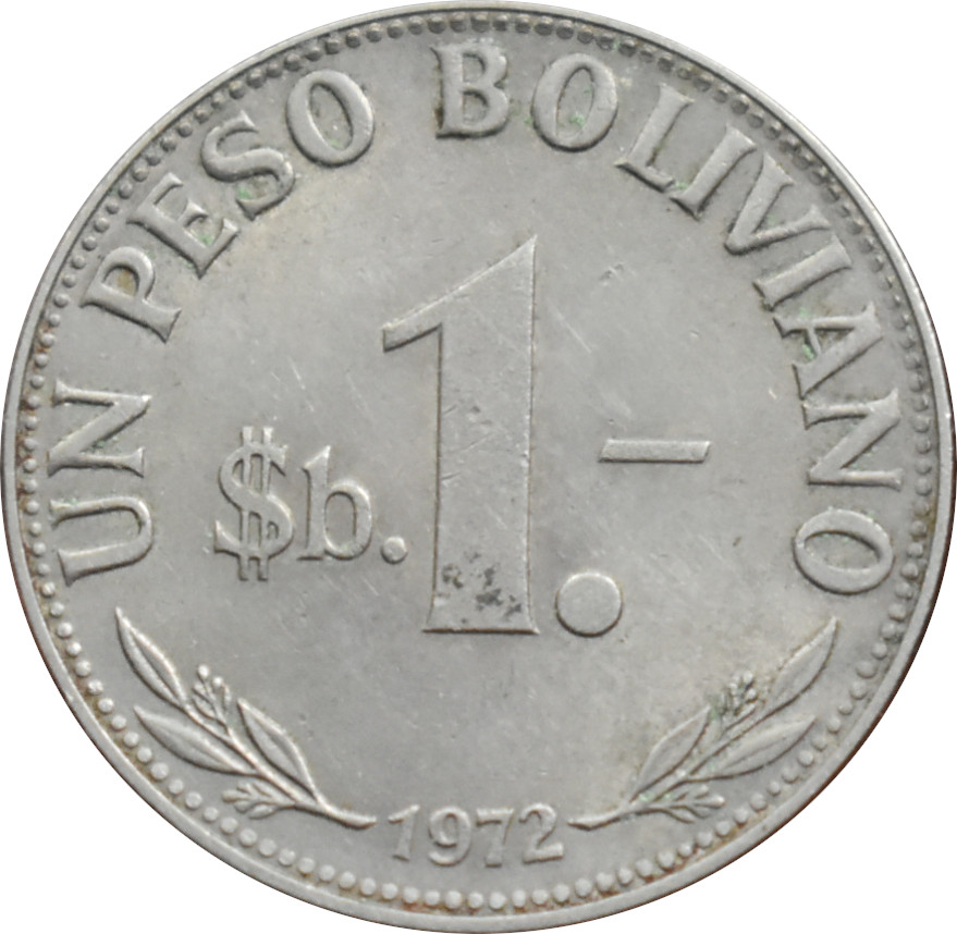 Bolívia 1 Peso 1972