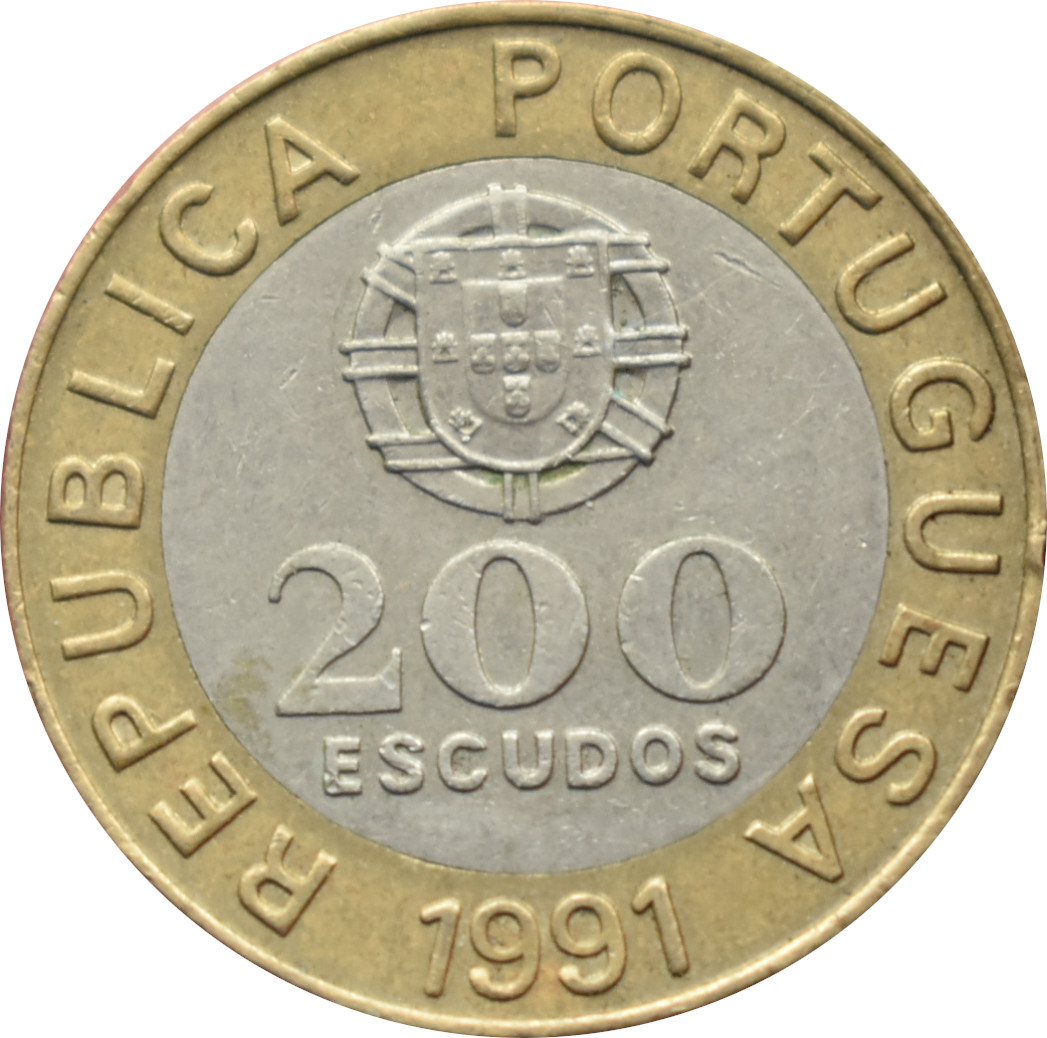 Portugalsko 200 Escudos 1991