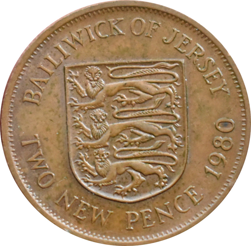 Jersey  1 New Penny 1980
