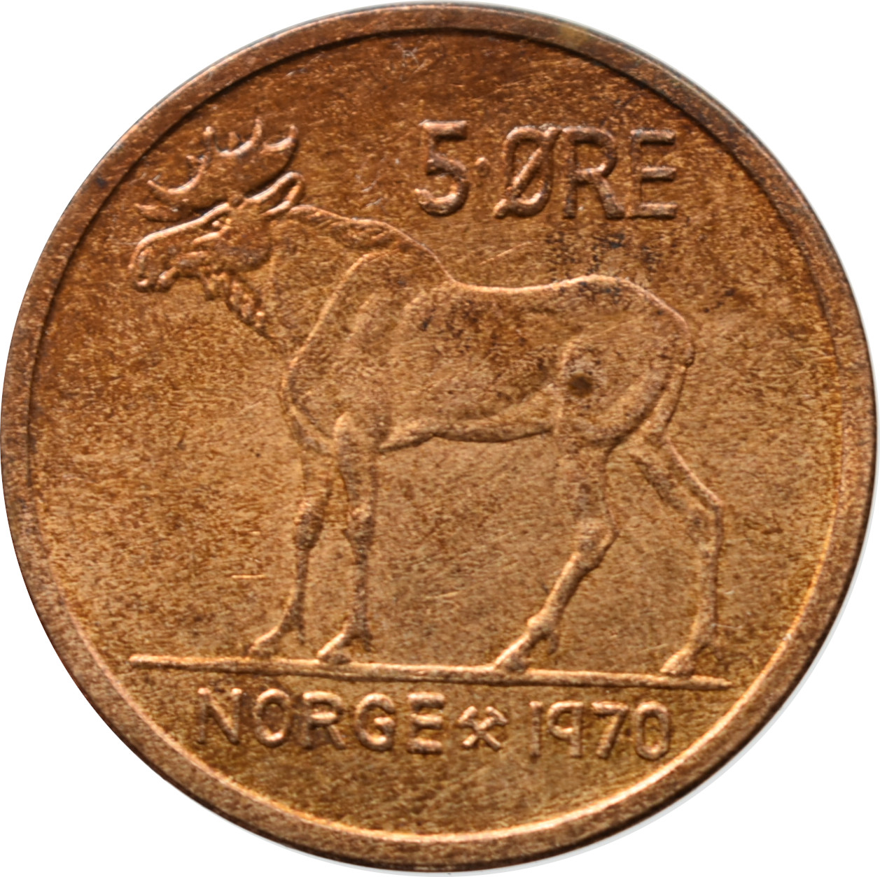 Nórsko 5 Ore 1970