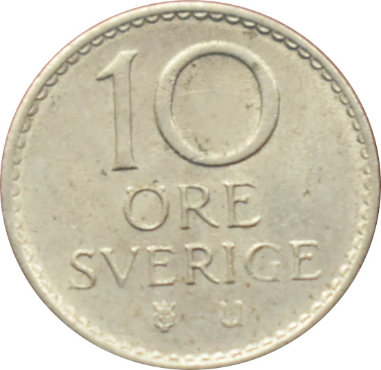 Švédsko 10 Ore 1969