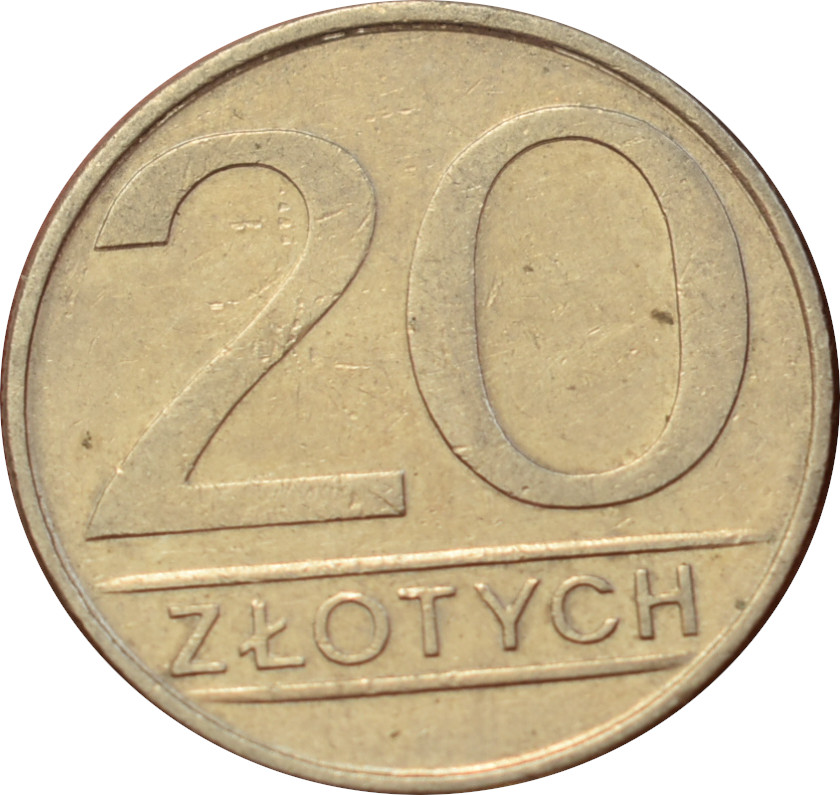 Poľsko 20 Zlotych 1986