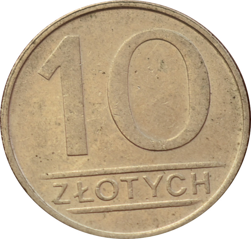 Poľsko 10 Zlotych 1986