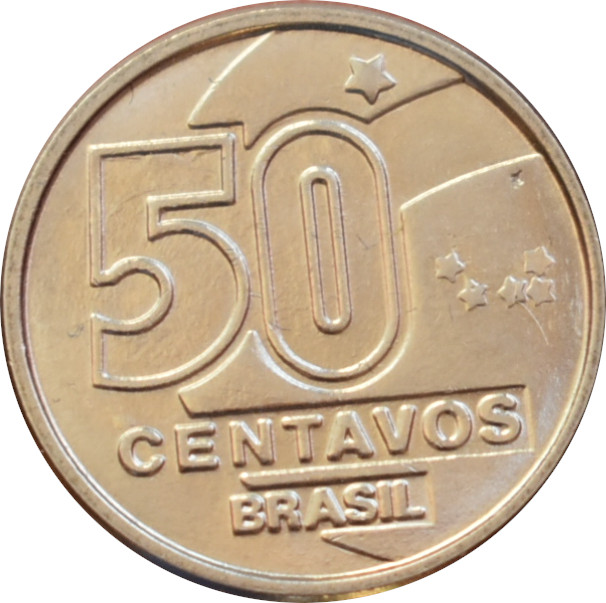 Brazília 50 Centavos 1989