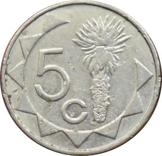 Namíbia 5 Cents 2002