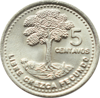 Guatemala 5 Centavos 1995