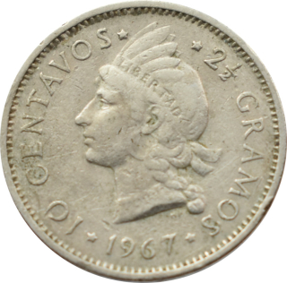 Dominikánska Republika 10 Centavos 1975