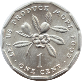 Jamajka 1 Cent 1987