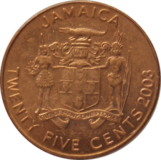 Jamajka 25 Cents 2003