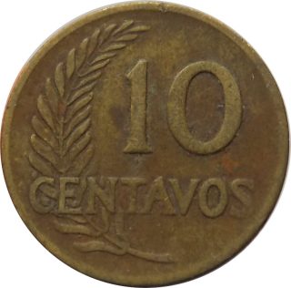 Peru 10 Centavos 1964