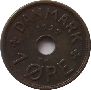 Dánsko 1 Ore 1929