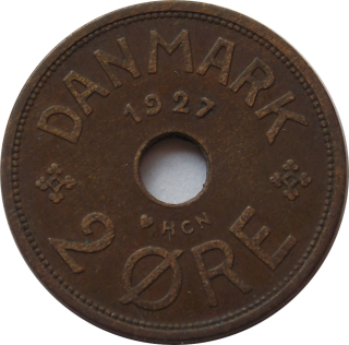 Dánsko 2 Ore 1927