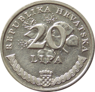 Chorvátsko 20 Lipa 2007