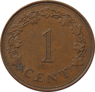 Malta 1 Cent 1972