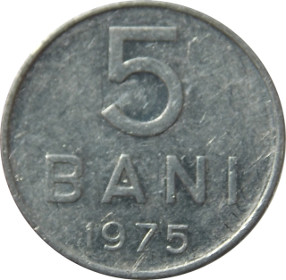 Rumunsko 5 Bani 1975